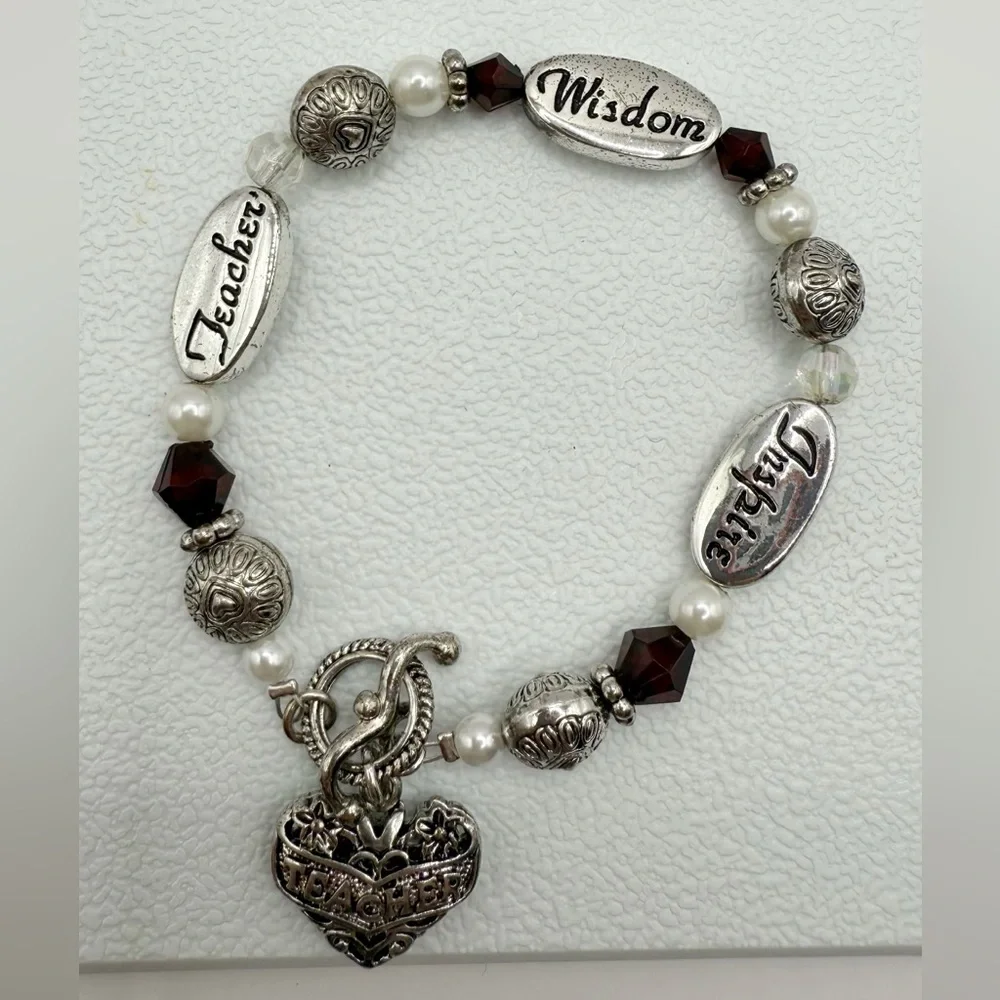 Expressively Yours Teacher Charm Bracelet | Inspire Wisdom Gift